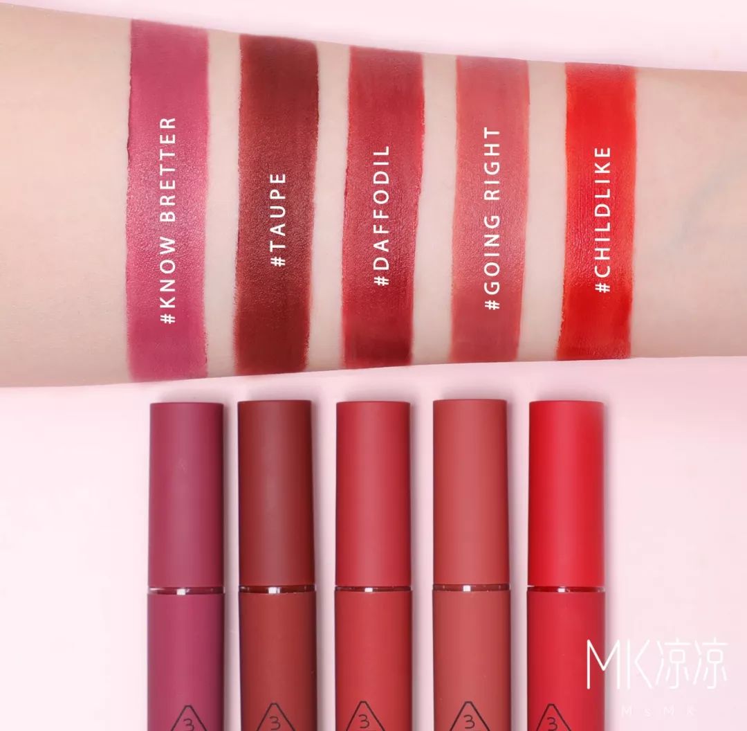 3ce网红透明口红,网红3ce丝绒唇釉