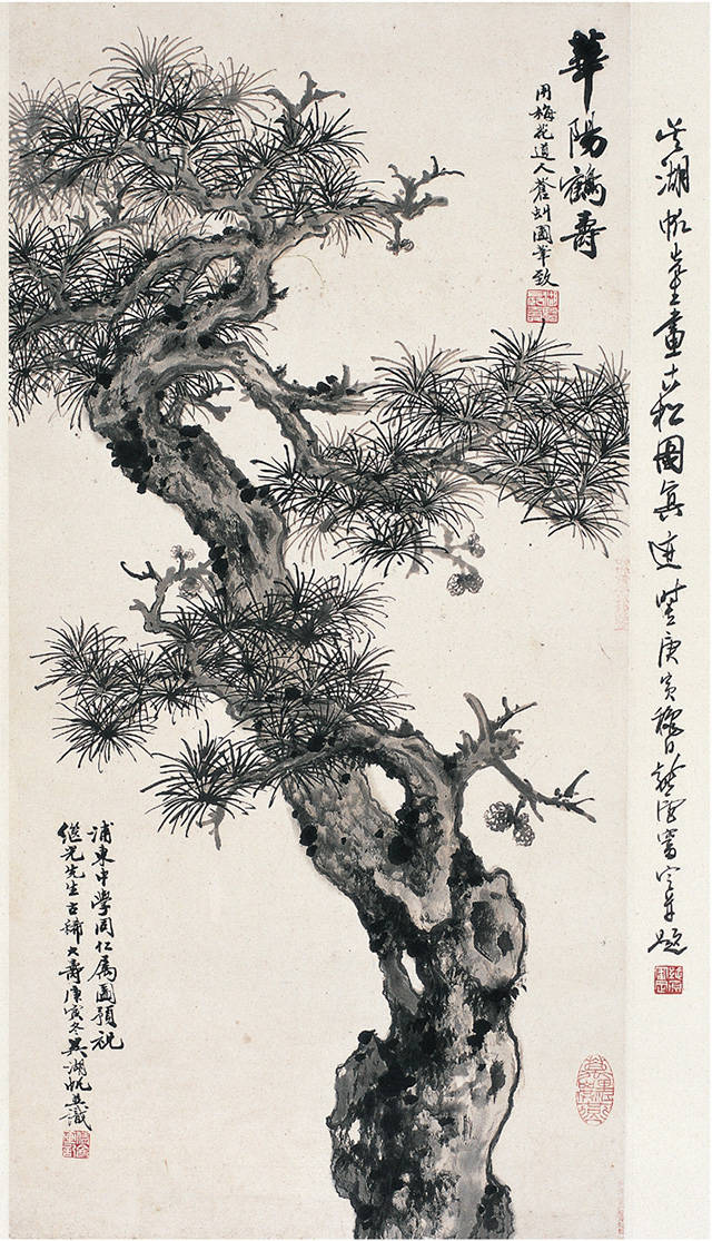 画家吴湖帆的作品,画家吴湖帆花鸟画作品