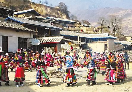 陇南文县白马人唱中国梦,白马情中国梦