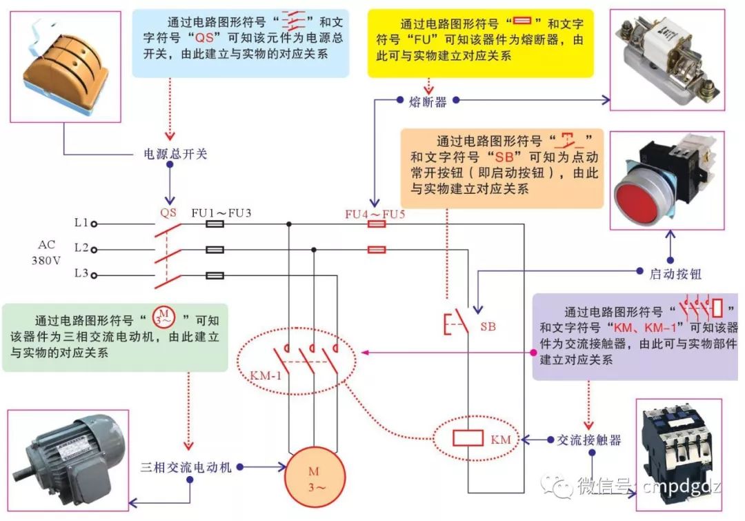电工电路图元器件认识大全图解,电工电路的识图规律与技巧