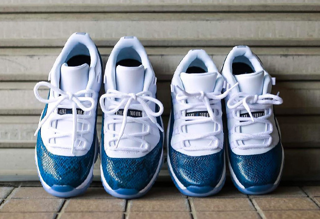 aj11蓝蛇2001,aj11蓝蛇和af1ambush