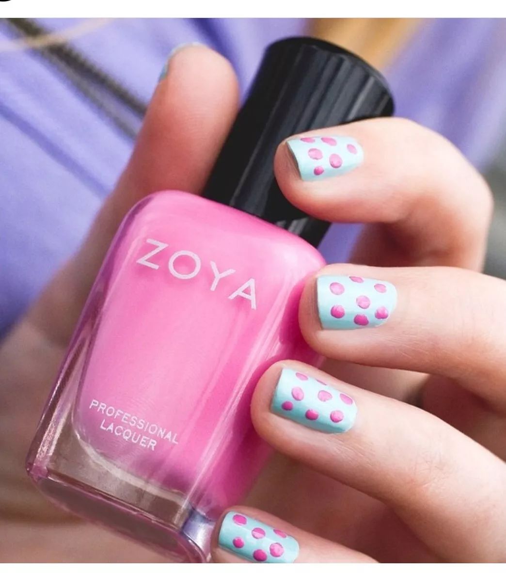 一款又甜又酷的美甲推荐给你们,夏日必备美甲ins风童趣