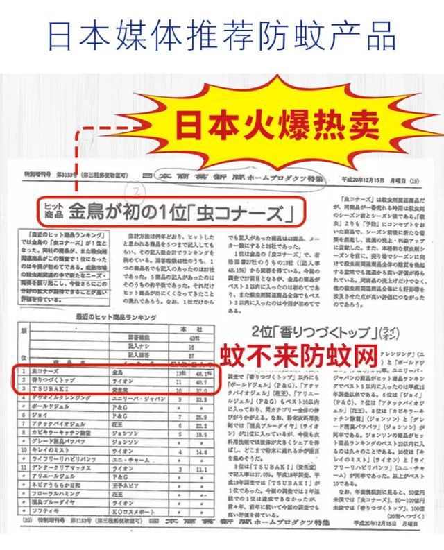 日本家庭驱蚊神器,200多万的驱蚊神器
