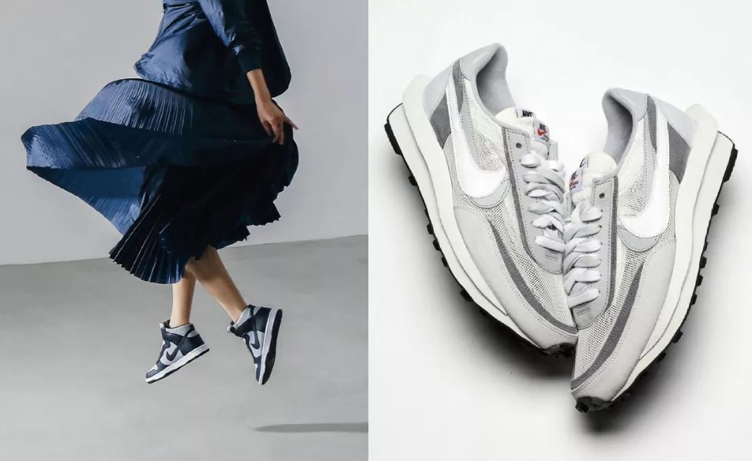 百褶裙搭配老爹凉鞋,秋冬新款时尚拼接百褶裙