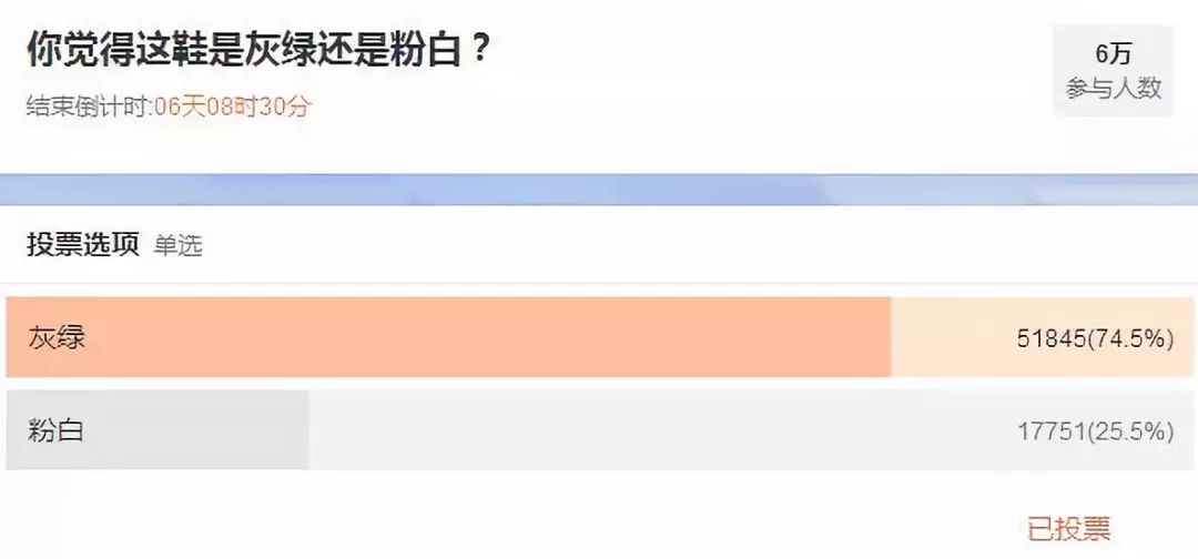 关于灰绿跟粉白的鞋子,颜色有争议的鞋子是灰绿还是粉白