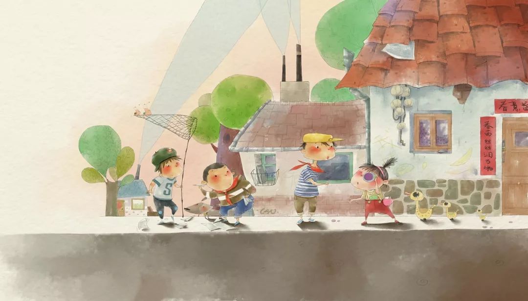 商业儿插绘本「ps板绘仿水彩风」10节课报名啦，绘本的深入绘制