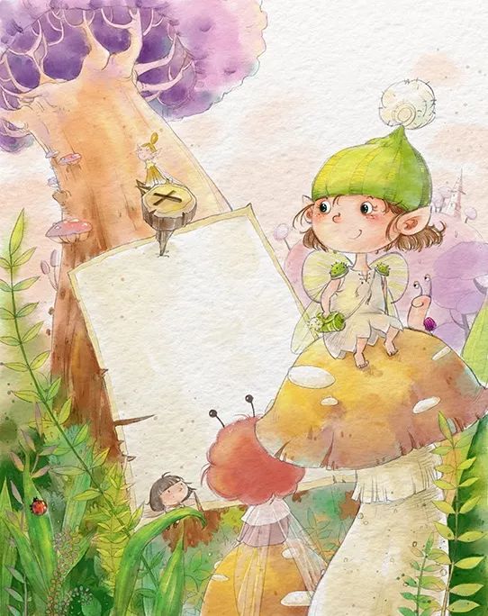 商业儿插绘本「ps板绘仿水彩风」10节课报名啦，绘本的深入绘制