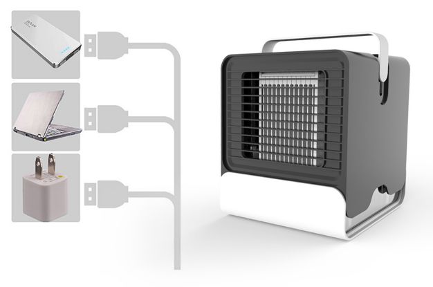 小风扇加湿制冷,桌面小风扇喷雾制冷