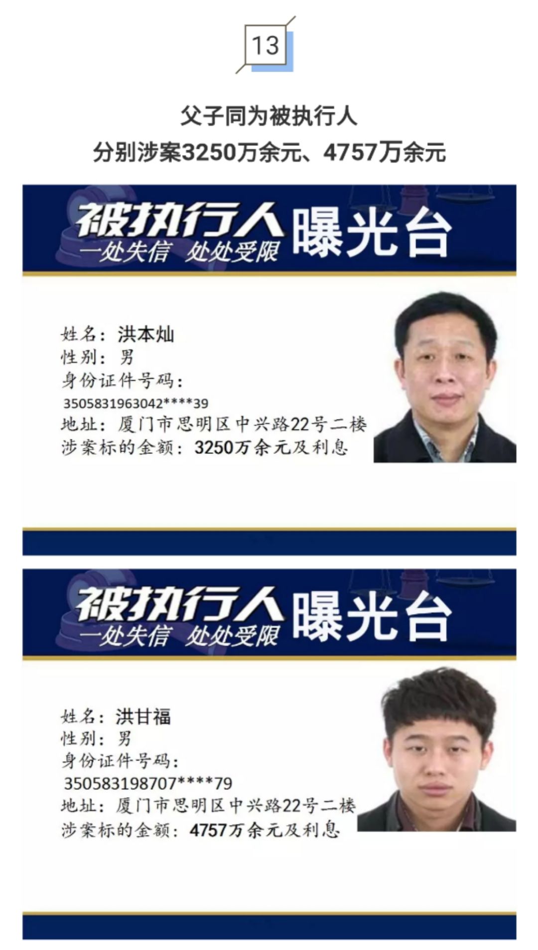 曝光！辉煌水暖集团法人夫妻涉案超33亿元！还有这些亿万“负”翁……