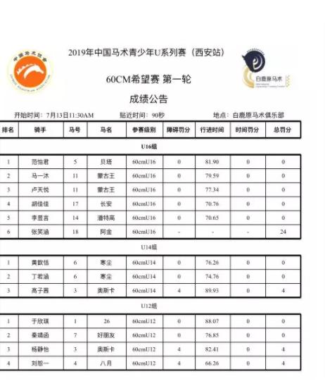 中国马术青少年u系列赛,中马协马术比赛武汉商学院站