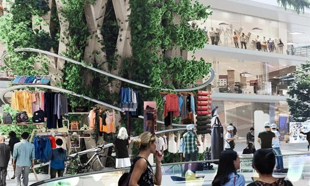 想知道2030年最值钱的购物中心什么样？全球商业地产老大URW搞了家AI服装店.....