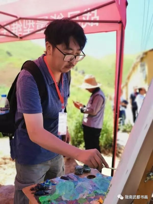 武都书画摄影展,写生武都