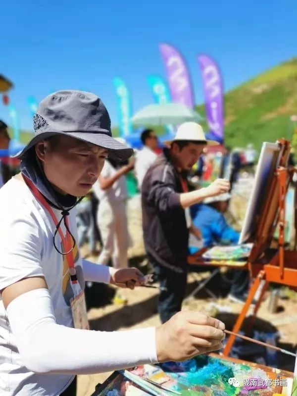 武都书画摄影展,写生武都