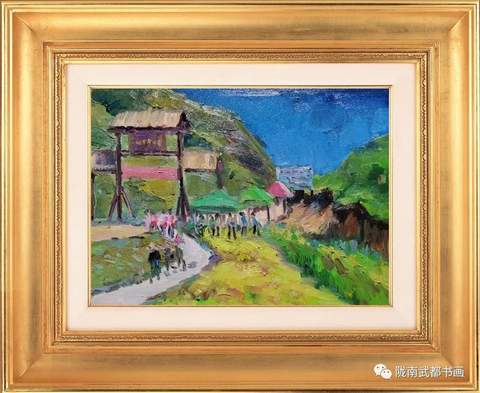 武都书画摄影展,写生武都