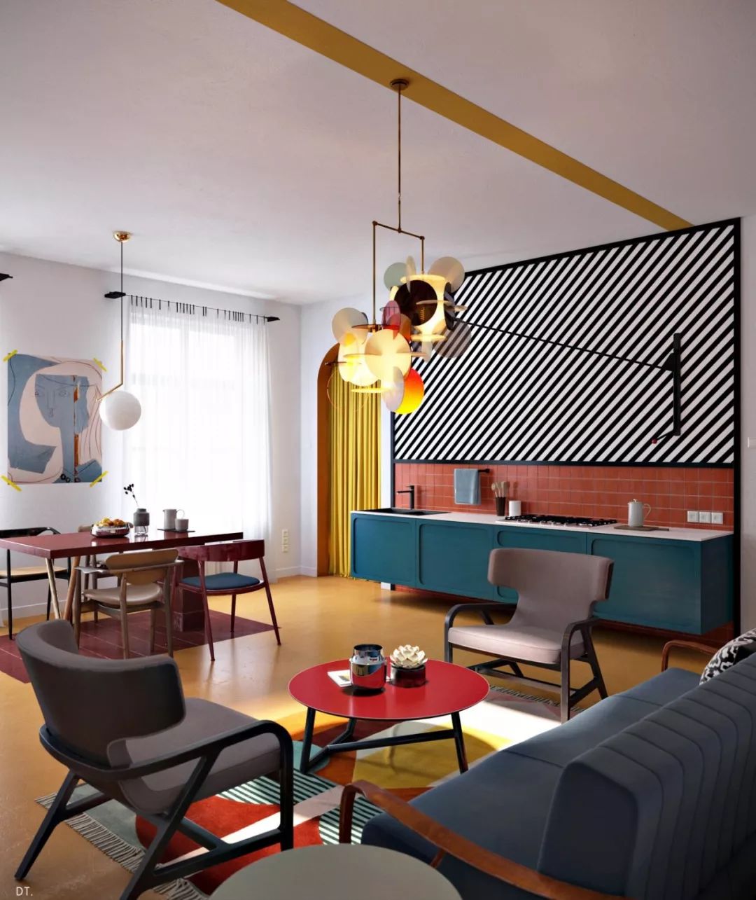 蒙特里安设计师,蒙德里安设计手法