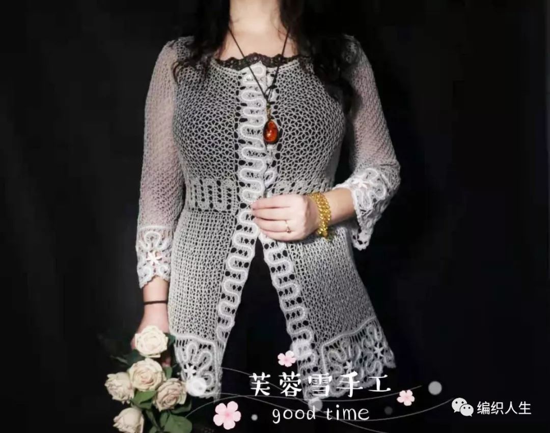 钩一件完整的开衫毛衣视频,比利时开衫