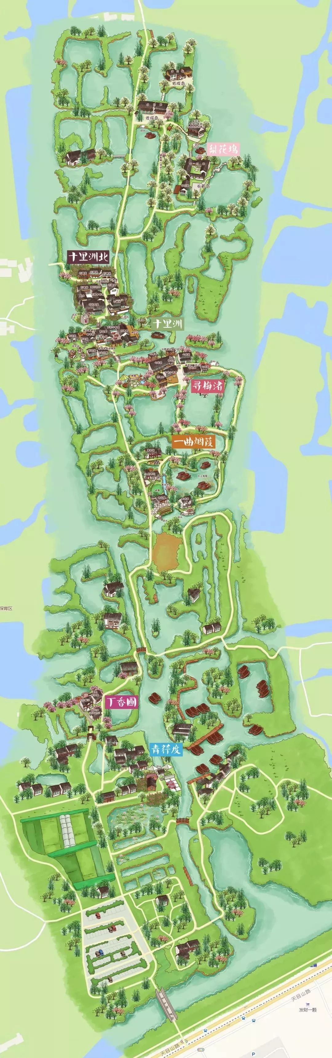 不输京都的乘船入户体验，15000m²水边村落刷新江浙沪度假体验，错峰直降千元