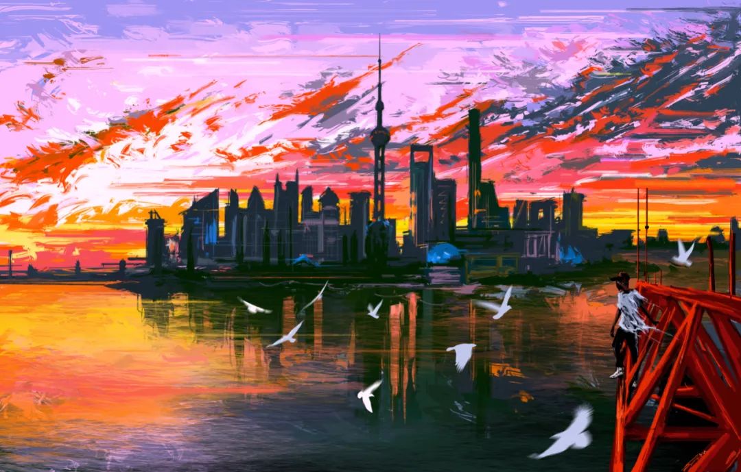 「追色逐影」PS板绘中的色彩流溢10节课报名啦，画出心灵角落上的感动和共鸣