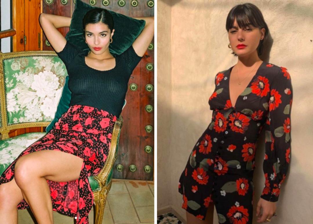 2022新款碎花气质裙子,30-20岁洋气碎花裙子