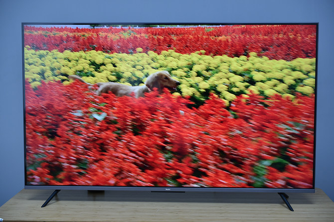 redmia65智能电视评测,金属边框全面屏