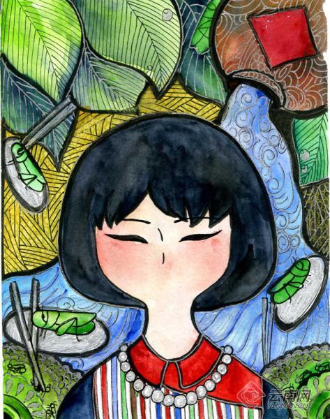 萌萌哒！云南一高校学子创作漫画版“云南十八怪”你见过吗？