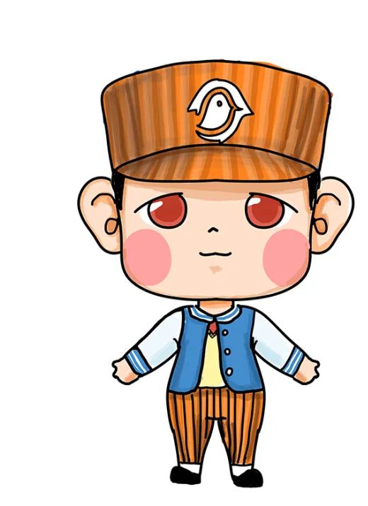 这也太好看了！00后帅气小哥哥将校园地标建筑拟人化，哪个是你的PICK？