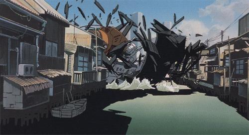 日本动画产业中的建筑,日本动画产业展现