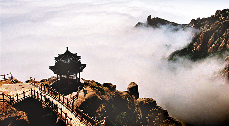 海上第一名山崂山题字,海上名山第一崂山