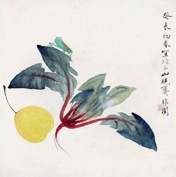 饶薇工笔蔬果草虫画,工笔蔬果绘画技法