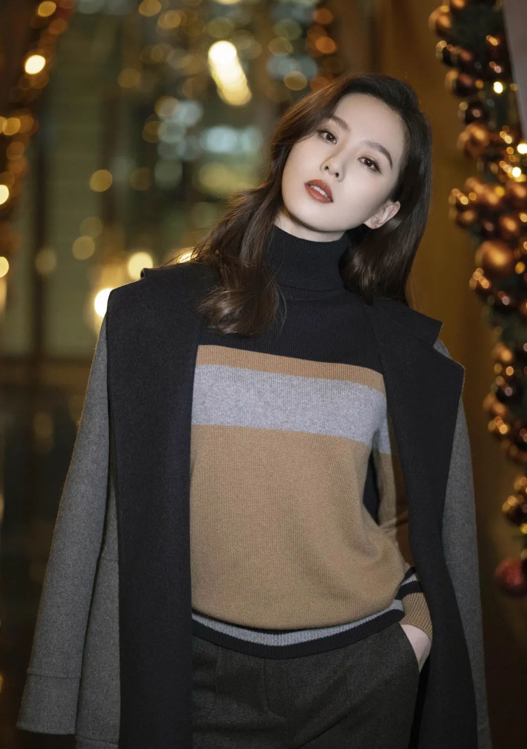 冬天要舍得投资羊绒,乍暖还寒寓意