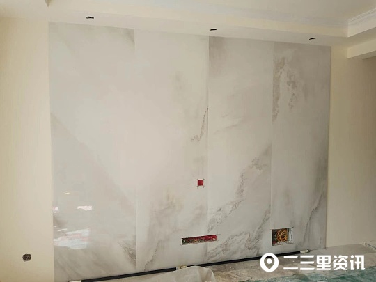 电视墙装好迟迟收不到货款，原来是榆林九朝装饰关门了