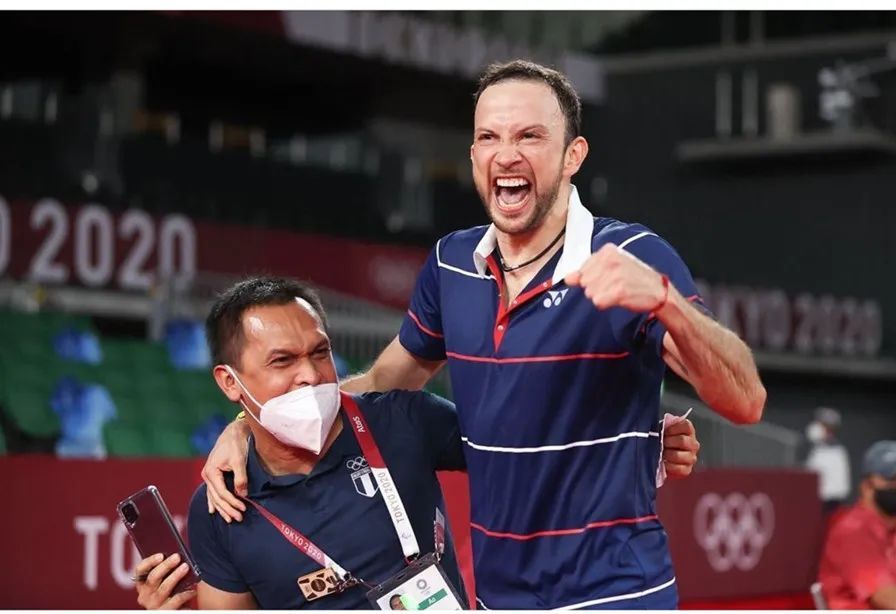 危地马拉羽毛球选手科登,危地马拉老将挺进四强