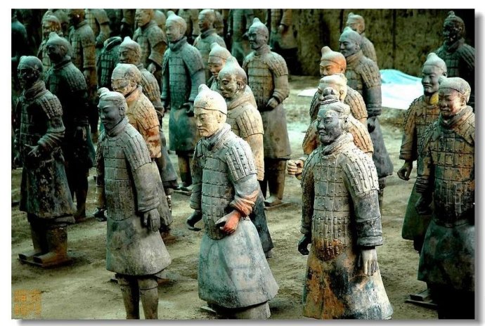 秦陵兵马俑震动世界,震动秦始皇陵兵马俑欣赏