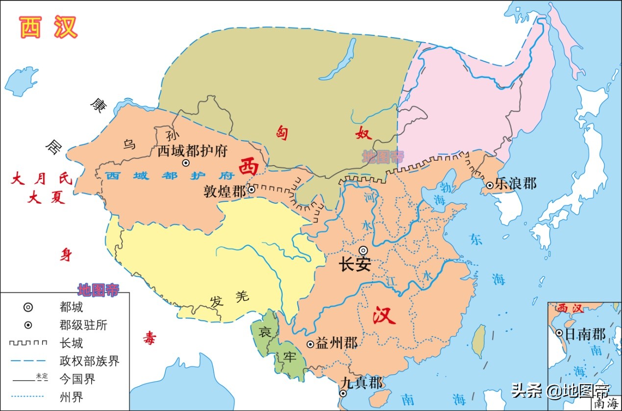 西汉为什么选择长安建都,为什么西汉最初建都定陶