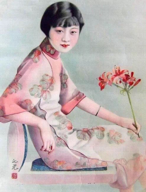 这位怪才靠画月份牌养活全家，电影皇后胡蝶都要给他做模特
