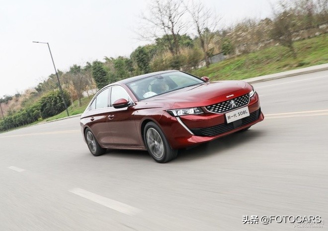 试驾新一代东风标致508l,试驾标致5081.6t先锋版