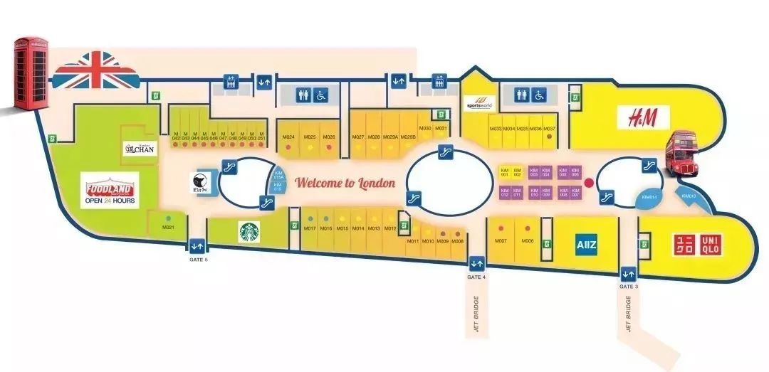 泰国大型购物中心各楼层布局,泰国的购物中心设计