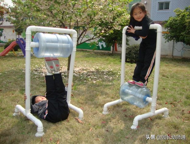 制作幼儿户外体育器械玩教具,幼儿园自制户外体育器械小推轮