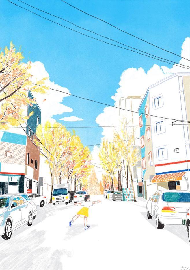 平凡的小幸福，来自韩国艺术家 Chassam