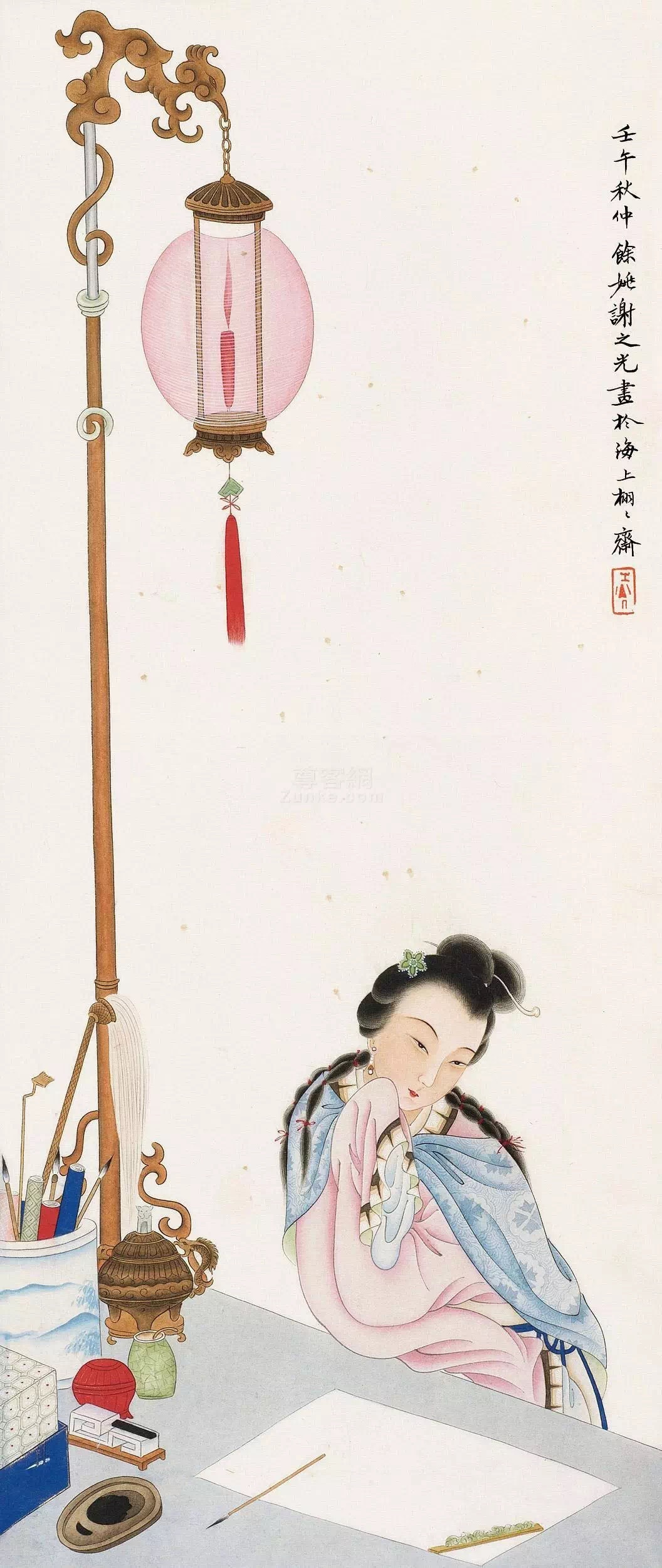 这位怪才靠画月份牌养活全家，电影皇后胡蝶都要给他做模特