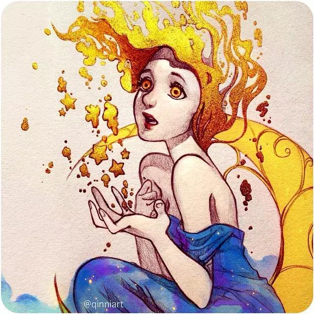 一个经历三次心室手术，却依旧坚强，用水彩把伤痛化作星辰的女孩