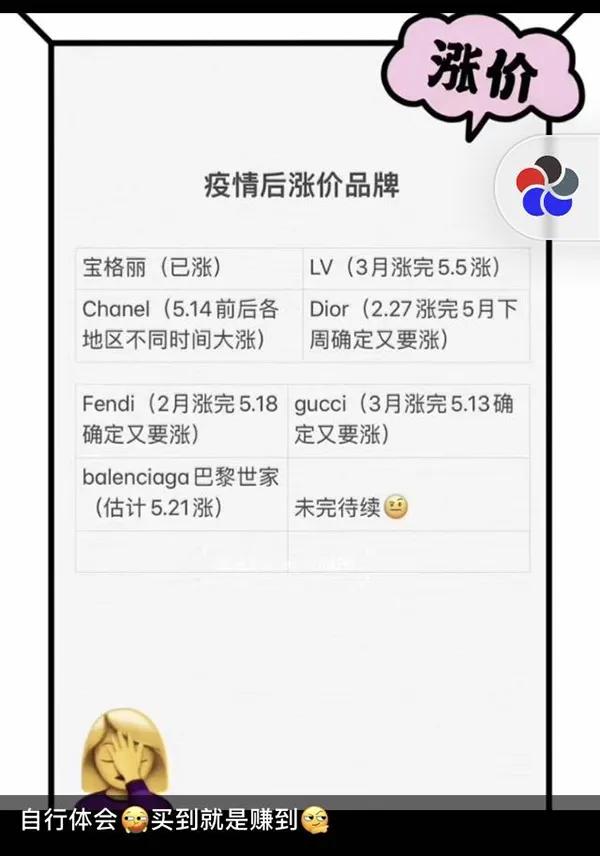 lv香奈儿涨价为何奢侈品越卖越贵,香奈儿lv哪里有卖