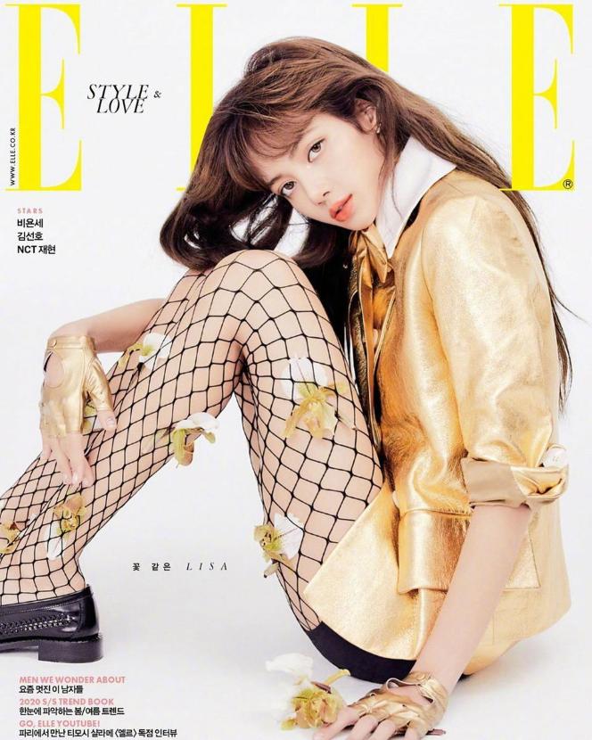 blackpinklisa人间芭比泰国,lisa登上时尚芭莎封面