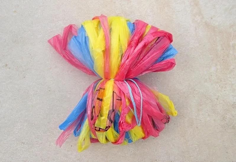 有塑料袋的手工,用塑料袋做的手工活