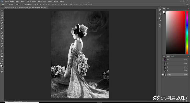 ps抠图更换背景最快又完整的方法,通道抠图背景和图像相近的颜色