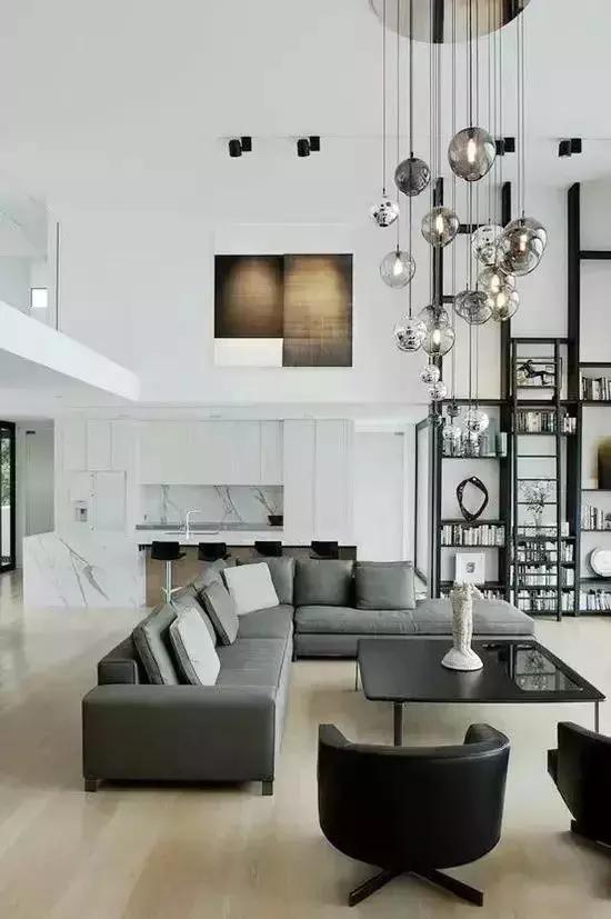 多款挑空客厅设计，每款都显高大上，真的让人羡慕