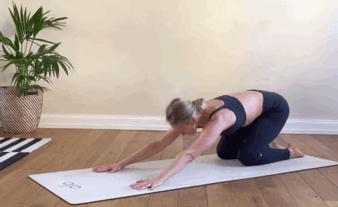 高阶流瑜伽美肩美背,瘦背瑜伽变体