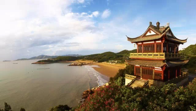 探寻古建筑视频,普陀山梵音古洞建筑风格