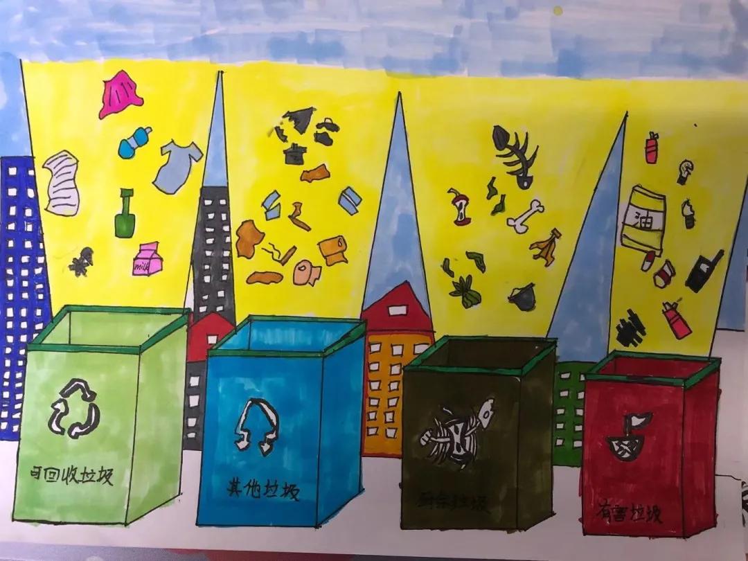 小学垃圾分类公益,阳光小学开展垃圾分类