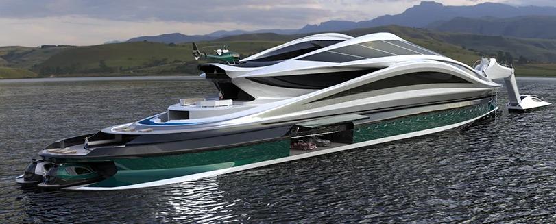 巨型天鹅游艇,价值5亿美元的游艇